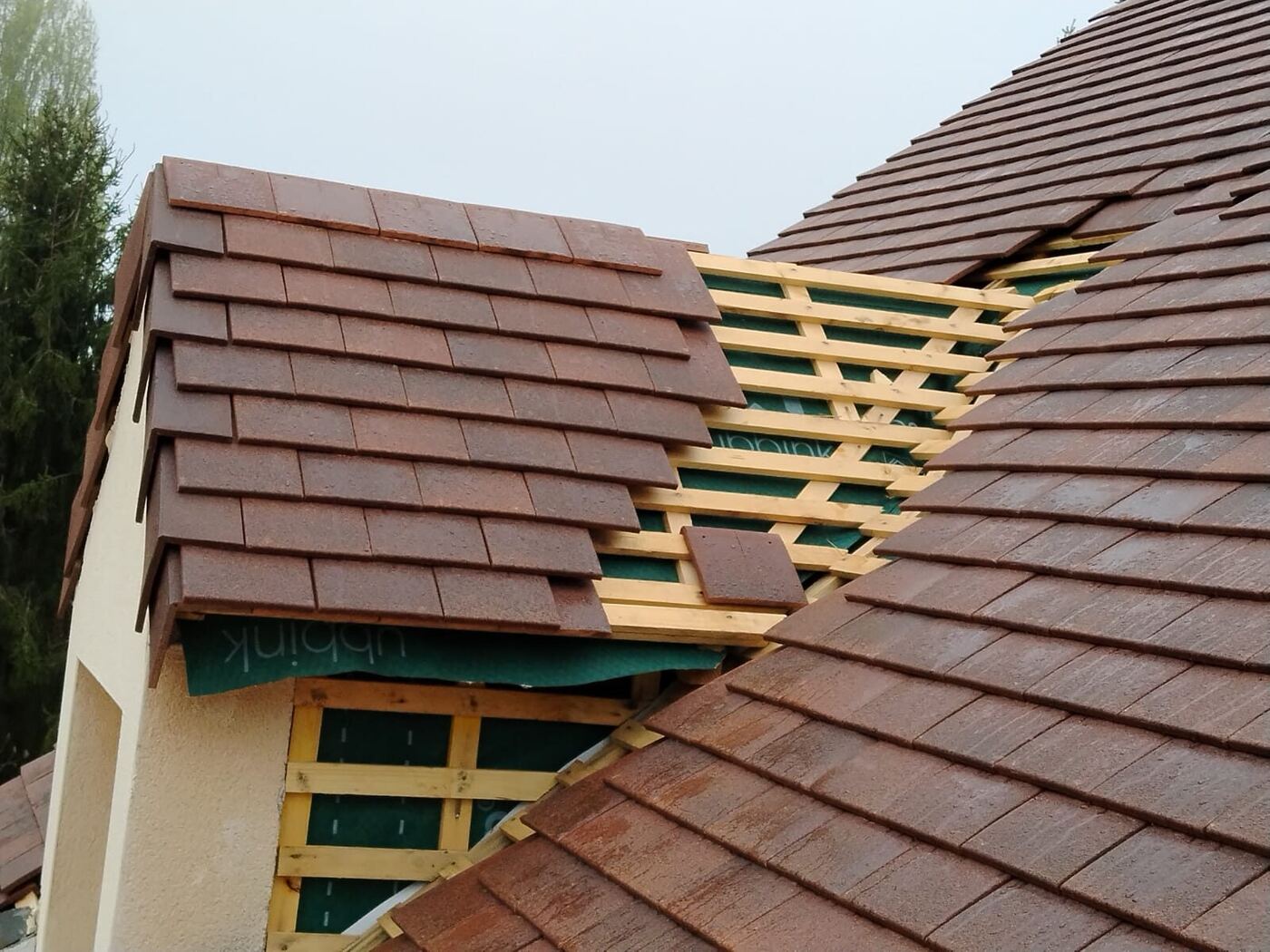 Rénovation toiture tuiles